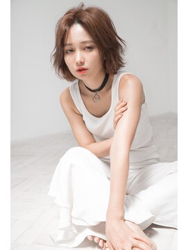 フレーム へアアンドトリートメント 天王寺北口店(FRAME) 【FRAME 天王寺】甘辛ミックスで攻めるショートボブ