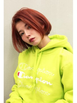 エヌ(N) 簡単スタイリングのナチュラルボブ