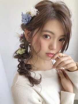 ヘアリラクゼーションリノ (Hair Relaxation Lino) 編みおろしアレンジ×ヘアアレンジ