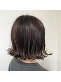 外ハネベージュカラー