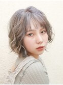 やわらかアッシュボブ