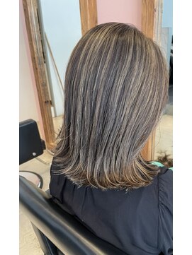 グランジ 北山田店(GLUNGE) 【浦中】　地毛×ハイブレンドカラー