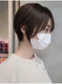 大人ショートボブ/ショートヘア/イルミナカラー/グレージュ[調布