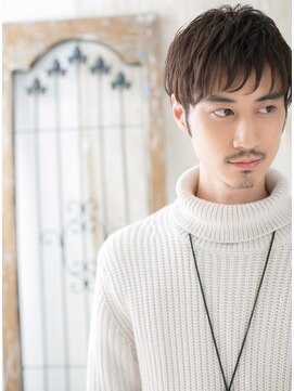 モッズヘアメン 名護大東店(mod's hair men) ≪mod's men≫ベーシックショートウルフ×くせ毛風パーマa