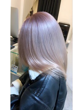 ラフ 難波店(LAFF) #黒髪#ボブルフ#ネビージュ#小顔#ワンレン