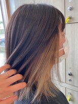 エス ハート オブ ヘアー 名東店(Heart of HAIR)&nbsp;【ES 佐藤】 Spring Style #30 髪質改善インナーカラーベージュ