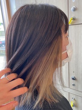 エス ハート オブ ヘアー 名東店(Heart of HAIR) 【ES 佐藤】 Spring Style #30 髪質改善インナーカラーベージュ