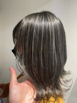 ゲーム 吉祥寺店(GAME)&nbsp;ダブルカラーハイライトベージュインナーカラー前髪カット