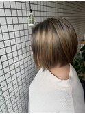 色落ちも楽しめるグレー系カラー♪