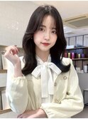小顔に見えるくびれヘア　レイヤーカット　透明感カラー　KAKO