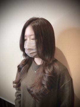 モナン 渋谷(Monan) 【韓国風】ナチュラルローレイヤースタイル♪