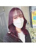 ハイトーン10代20代レッドヴァイオレットカラー