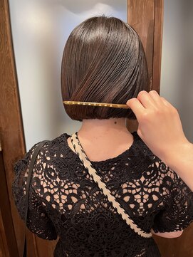 ラレイ(Lalei) ぷつっとボブ／暗髪ボブ／ミニボブ