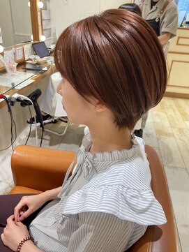 ネオリーブ クタ 町田店(Neolive kuta) マッシュショート × オレンジベージュ【町田/町田駅】