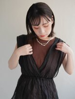 ムク 甲府(muku.)&nbsp;前髪/マチルダボブ/ピンクベージュインナー/グレージュ[甲府駅]