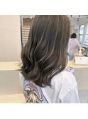 【VERBENA】赤みを消したグレージュハイライト