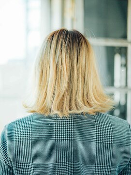 エクファ ヘア リゾート 大津 瀬田店(ex-fa hair resort) セミディカールショート姫カットシアーカラー