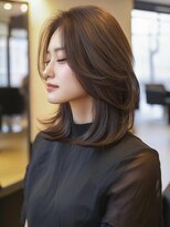 アルトリスト(Altruist Aging×HAIR&SPA)&nbsp;★ダークアッシュ大人ガーリーボブ着物ミディアムレイヤーカット