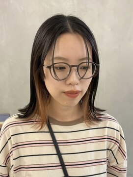 フォト 新宿(foto) 【土屋】インナーカラーレイヤーカット顔まわり小顔レイヤー