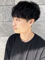 ブランシュ 南行徳店(BLANCHE)&nbsp;ベリーショート/ダークアッシュ/ニュアンスパーマ/韓国マッシュ