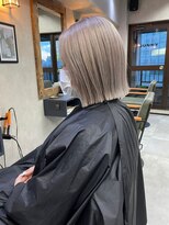 サニー 渋谷(SUNNY) バレイヤージュ、ハイライト、レイヤーロング、グレーベージュ