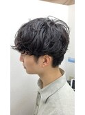 メンズ×ナチュラルパーマ