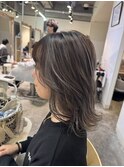 根元が伸びても気にならないハイライトカラー sayaka