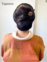 タグマル&nbsp;和装シニヨン☆