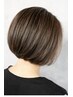 白髪染めリタッチ＆ハイライト＆髪質改善TR＋カット￥19,800→￥12,980