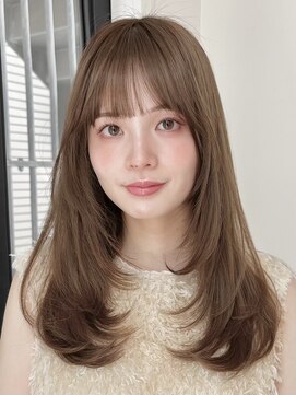 ローネス ギンザ(LONESS ginza) レイヤーカット×透明感カラーで大人可愛い透け感ヘア