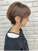 丸みショートボブ