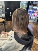 外国人風ハイライトオシャレヘア