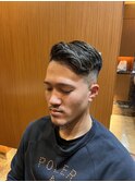 銀座　理容室　シンサイ刈り　ネオ七三　メッシュカラー