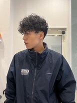 ケシキ大名(keshiki)&nbsp;スーツ短髪ショートパーマ