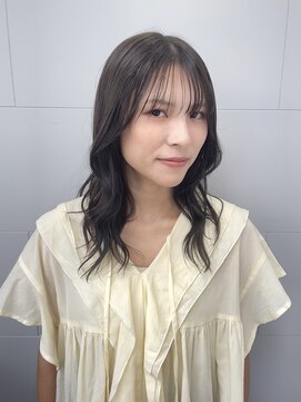 ミモラ(mimola) オリーブグレージュ/グレージュ/シースルーバング