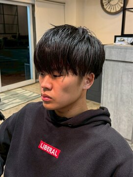 ソレイユ バイ アルフレッド(SOLEIL by alfRed) マッシュ　束感ショート　ツーブロック　刈り上げ