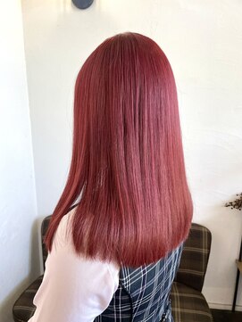 ヘアー ミュゼ 大西店(HAIR Musee) チェリーレッド/ダブルカラー