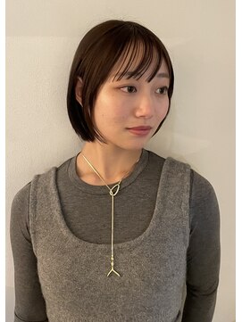 カシ 中目黒(CASI) 丸さのある、ボブ