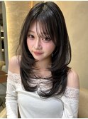 仙台髪質改善縮毛矯正酸性ストレートレイヤーカット韓国前髪学割