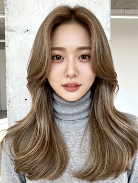 エイチ 大阪梅田(H) ハイライトクラゲヘアミニボブ成人式パーマミディアム裾カラー