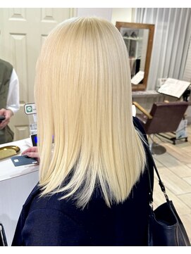 ラウラアンドロー(LAURA&RO) ミルクティーベージュダブルカラーインナーカラーケアブリーチ