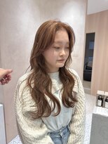 オン キャナルシティ博多前店(on)&nbsp;【哉汰】ミルクブラウン/レイヤーカット/コテ巻き20代