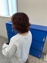 クララ オサエンドウリ(CLALA. Osaendori)&nbsp;ミディアムボブ/ボルドーカラー