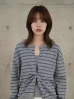 エイチ ウルフカット 大阪梅田(811)&nbsp;50代ハンサムショートショートバレイヤージュクラゲヘアパーマ
