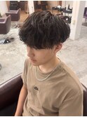 【波巻き風】ゆる質感メンズマッシュパーマ
