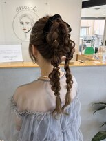 エンリッチヘア(enrich hair)&nbsp;参列ヘア/編みおろし
