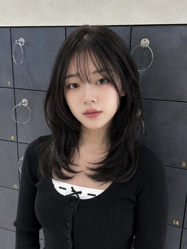 ザザ シンジュク(ZA/ZA shinjuku) ふわっと感が可愛いミディアムレイヤー