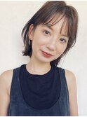 ショートカット切りっぱなしボブ髪質改善表参道渋谷レイヤーボブ