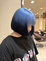 ファブ 千葉店(FaB)&nbsp;【ミズイロ×ブルーブラックルーツカラー】