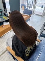 アロハナ 津店(ALOHANA)&nbsp;髪質改善/ストレート/縮毛矯正/ナチュラルブラウン/酸性縮毛